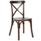 Kids Fruitwood ToughResin™ Cross Back Chair