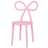 Pink Resin Kids Bow Chair with Round Seat