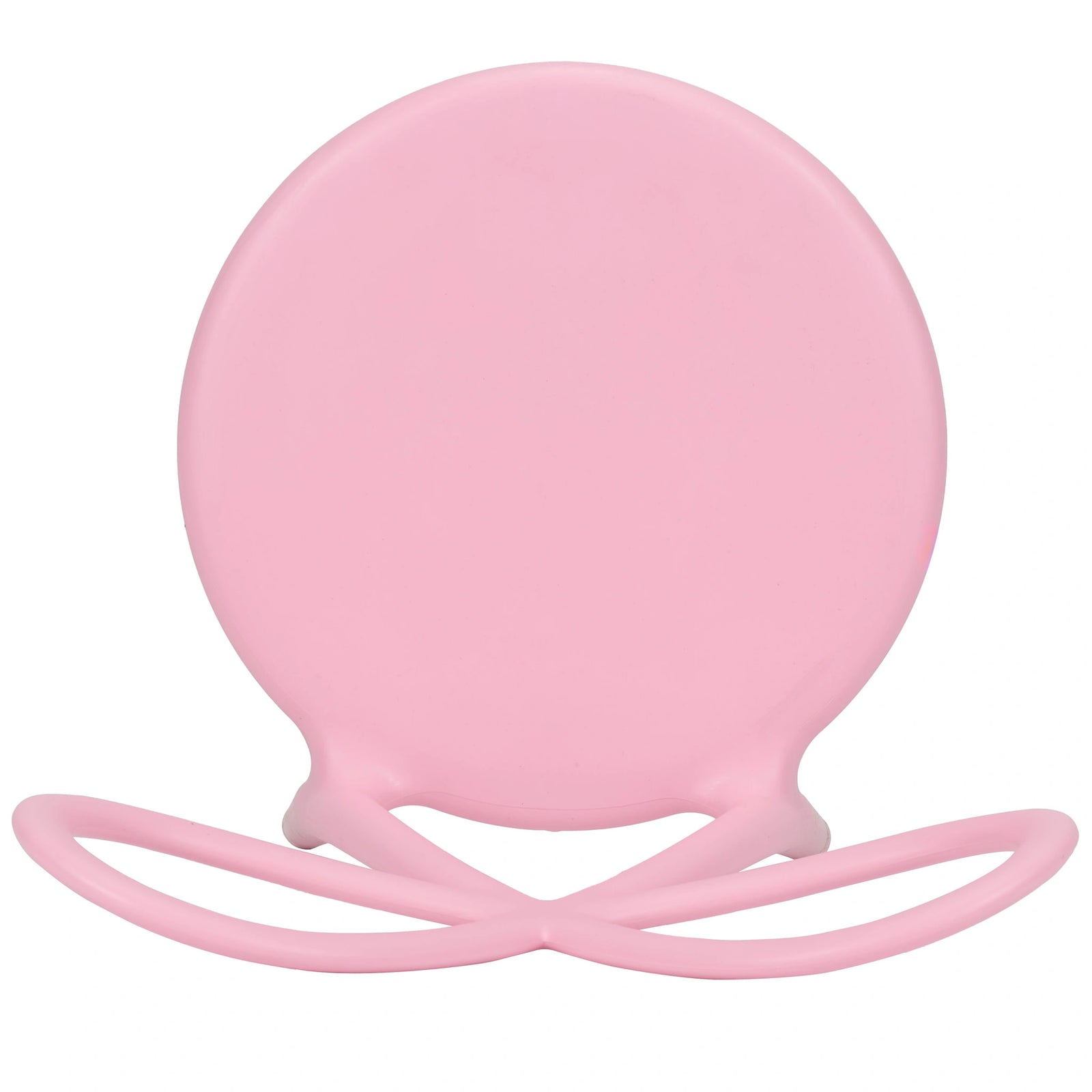 Pink Resin Kids Bow Chair with Round Seat