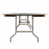 Kids 72" x 30" (6 Foot) Gray Rectangle Plywood Table
