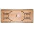 Kids 72" x 30" (6 Foot) Gray Rectangle Plywood Table