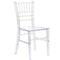 Kids Clear BasicResin™ Chiavari Chair (Per Chair Price Shown - Sold only in Quantities of 4)