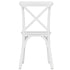 Kids White ToughResin™ Cross Back Chair