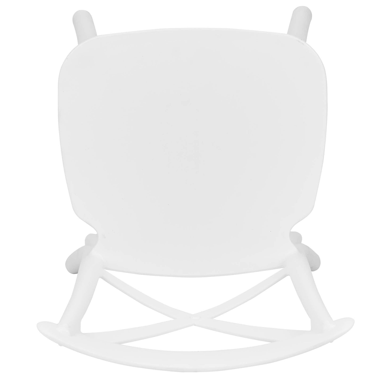 Kids White ToughResin™ Cross Back Chair