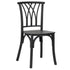 Kids Matte Black ToughResin™ Willow Chair