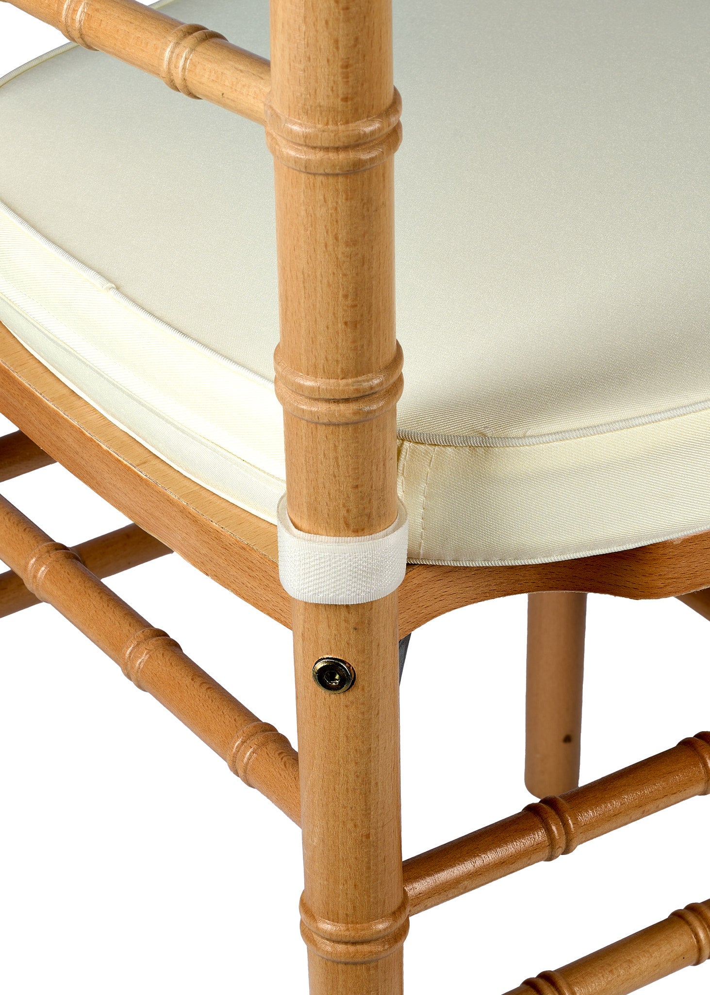 Detail Shot Light Natural ToughWood Chiavari Chair CCWNL-ZG-T