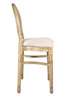 Louis Pop Barstool with Rattan Back by Chivari BLPWANTIQ-FR-ZG-T