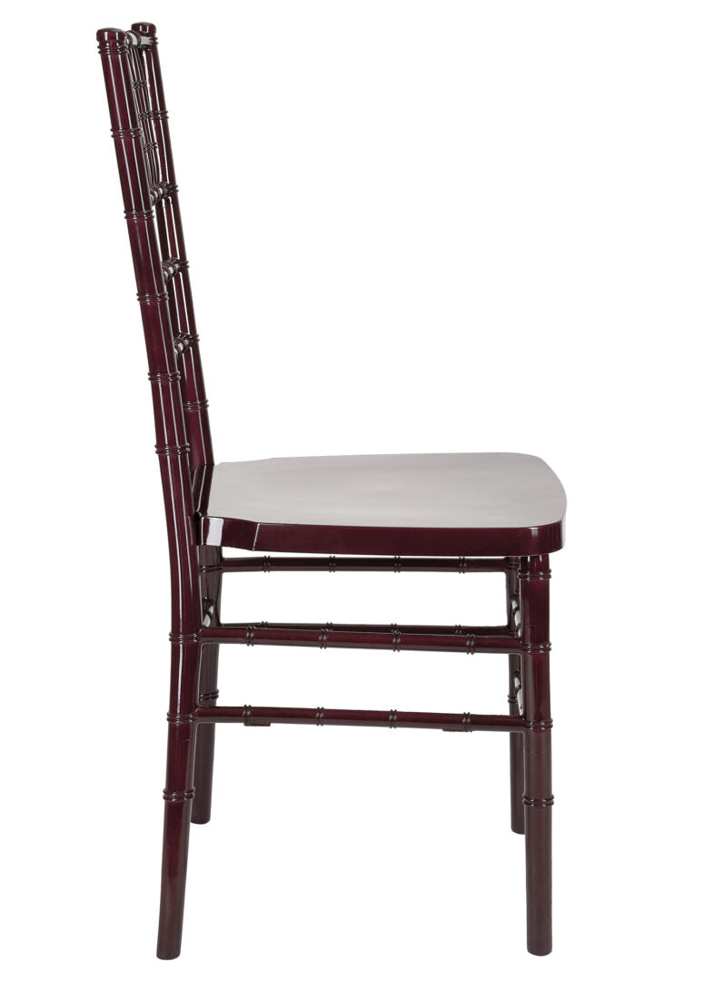 Mahogany Resin Steel Skeleton™ Chiavari Chair