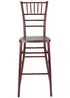 Mahogany WoodGrain™ Resin Steel Skeleton™ Chiavari Barstool