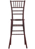 Mahogany WoodGrain™ Resin Steel Skeleton™ Chiavari Barstool