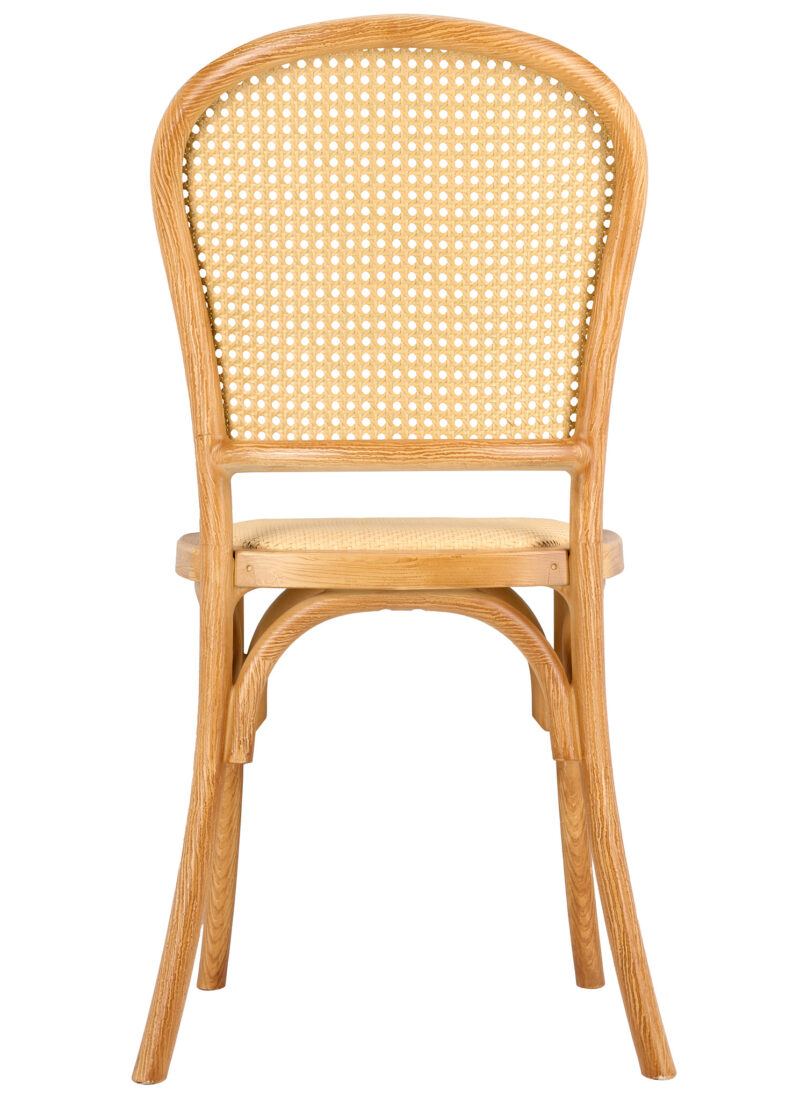 Natural Resin Bent Cane Chair