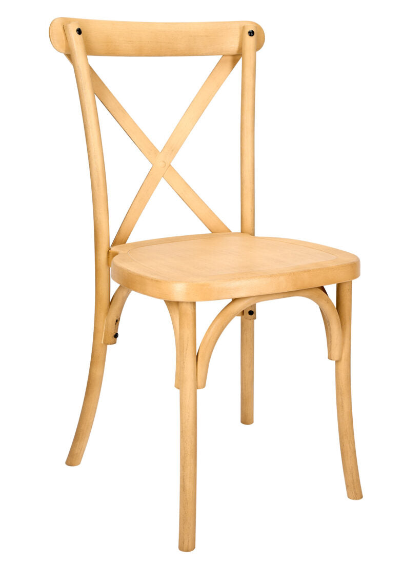 Natural ToughWood Cross Back Chair CXWN-AX-T