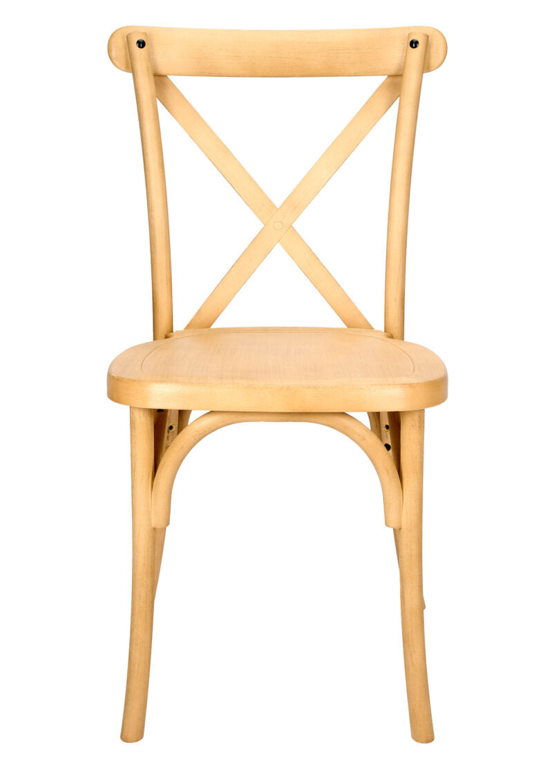 Natural ToughWood Cross Back Chair CXWN-AX-T