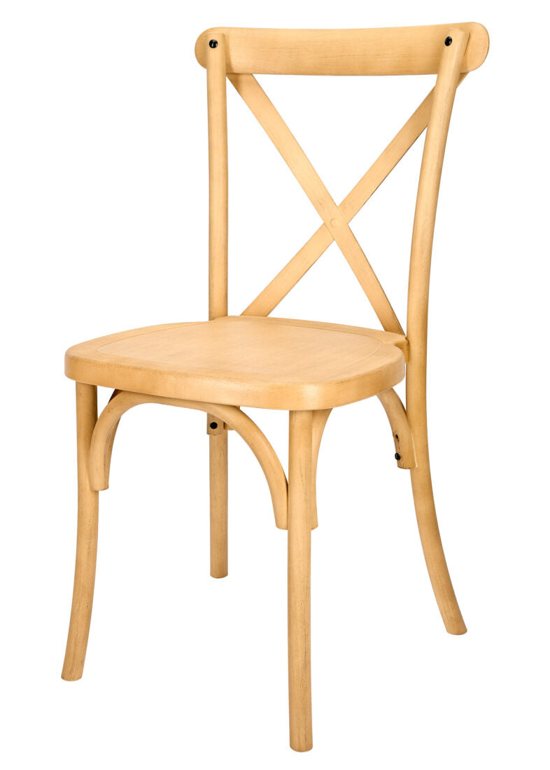 Natural ToughWood Cross Back Chair CXWN-AX-T