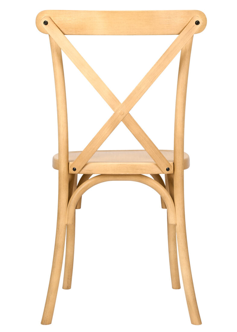 Natural ToughWood Cross Back Chair CXWN-AX-T