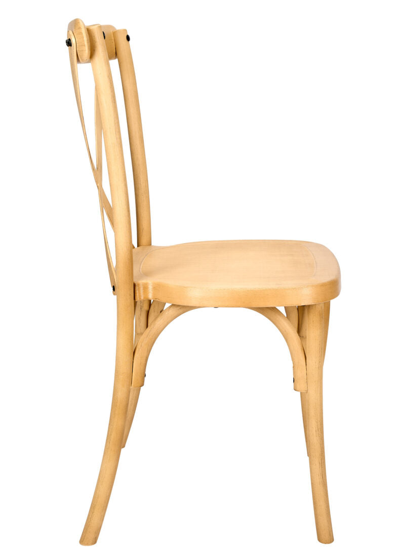 Natural ToughWood Cross Back Chair CXWN-AX-T