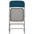 Navy Blue Metal Folding Chair with Blue Fabric Cushion (Per Chair Price Shown – Sold only in Quantities of 4)