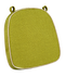 Olive with Beige Piping 2.5" Thick Chair Cushion - World's Best Cushions