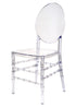 Clear Resin ProClear Solid Oval Chair CORSC-ZG-T