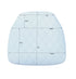Pearl White Vinyl Panel Back Chiavari Cushion with Bentley Stitching and SlipNot™ Technology