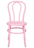 Pink Resin Bentwood Restaurant Chair Festive Series, Small Round Seat CBFRP-ZG-T