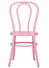 Pink Resin Bentwood Restaurant Chair Festive Series, Small Round Seat CBFRP-ZG-T