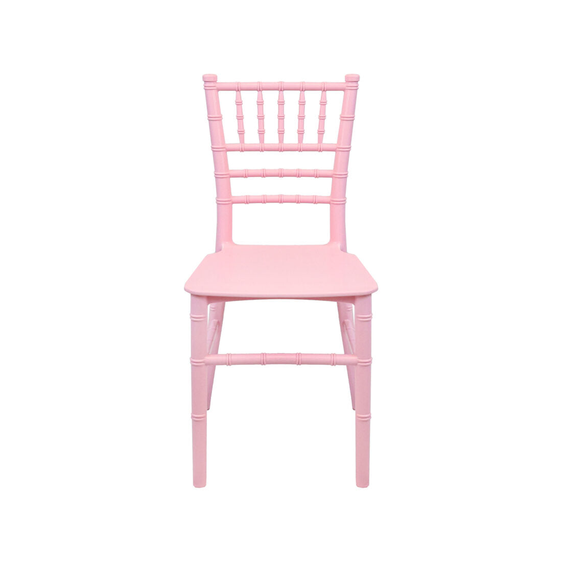 Pink Resin Children's Chiavari Chair by Chivari CCPP-KID-SG-T-5 Front