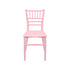 Pink Resin Children's Chiavari Chair by Chivari CCPP-KID-SG-T-5 Front