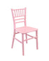 Pink Resin Children's Chiavari Chair by Chivari CCPP-KID-SG-T-5 Right