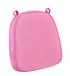 Pink with Pink Piping 2.5" Thick Chair Cushion - World's Best Cushions