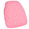 Pink Vinyl Panel Back Chiavari Cushion with Bentley Stitching and SlipNot™ Technology