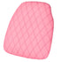 Pink Vinyl Panel Back Chiavari Cushion with Bentley Stitching and SlipNot™ Technology