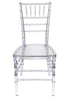 Clear Resin Pro-Clear Chiavari Chair by Chivari Front CCRC-ZG-T