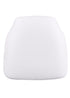 Pure White 1.75″ Thick Vinyl Panel Chiavari Chair Cushion CUSHPANVINPRWHI-PVC-CONT-AX-T