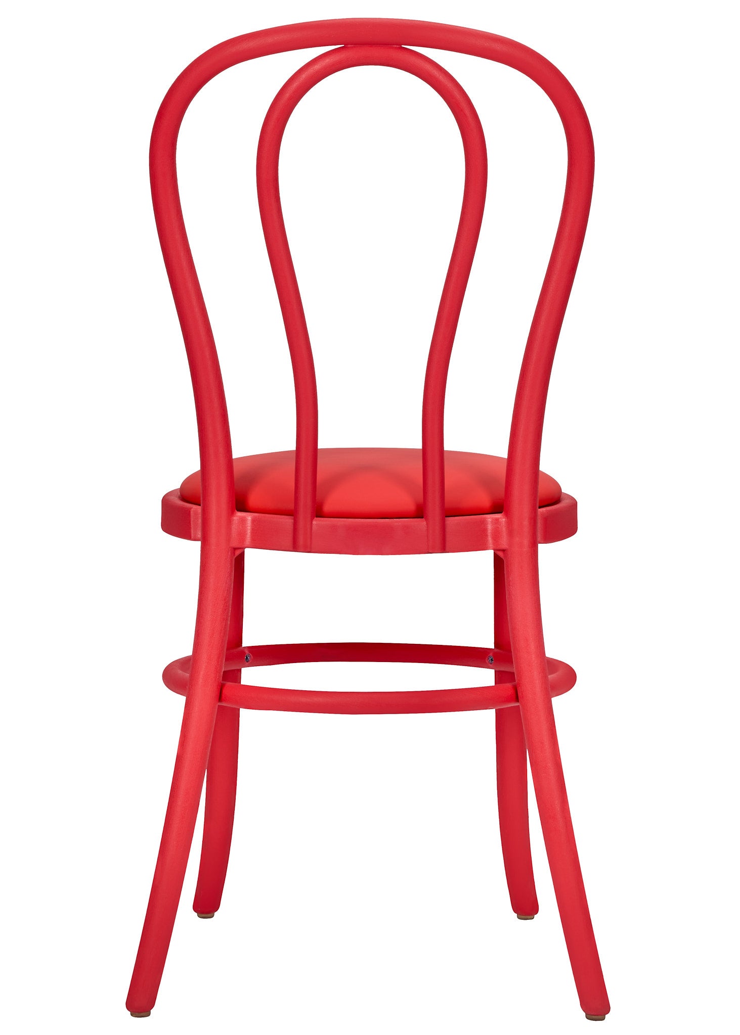 Watermelon Red Resin Bentwood Festive Chair