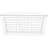 Chivari 7' Black Portable Folding Bar with Reversible Front BAR-FOLD-84KTR-BLK-AX-T