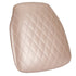 Rose Gold Panel Back Chiavari Cushion with Bentley Stitching and SlipNot™ Technology