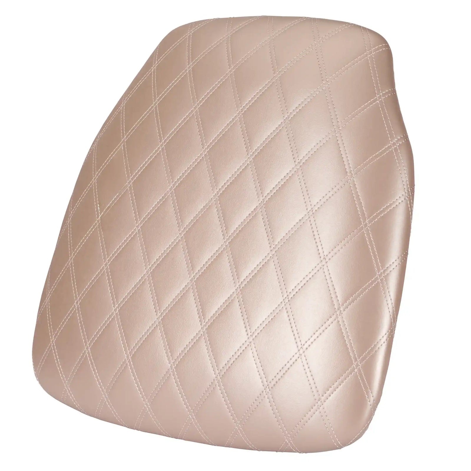Rose Gold Panel Back Chiavari Cushion with Bentley Stitching and SlipNot™ Technology