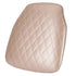Rose Gold Panel Back Chiavari Cushion with Bentley Stitching and SlipNot™ Technology