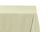 5-Pack Ivory Polyester Rectangle Tablecloth 190gsm 90" x 132"