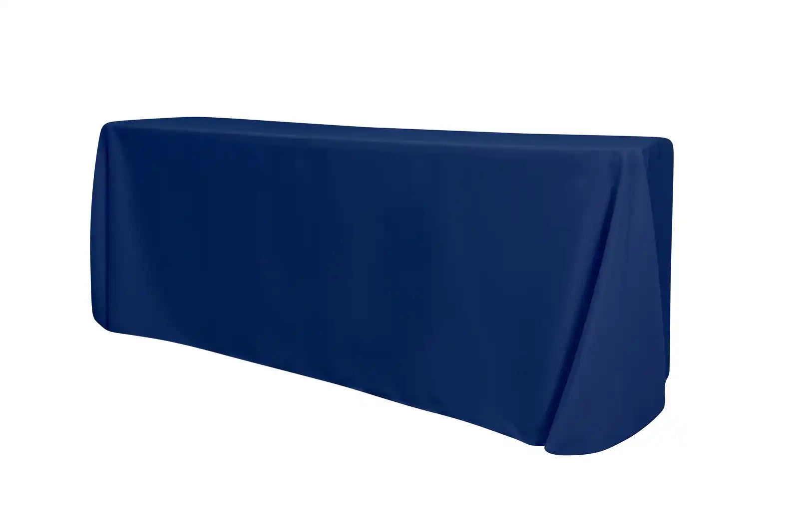 5-Pack Navy Blue Polyester Rectangle Tablecloth 190gsm 90" x 132"