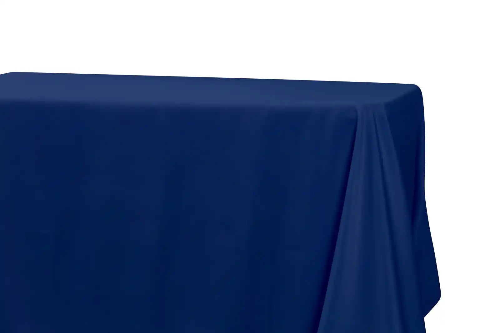 5-Pack Navy Blue Polyester Rectangle Tablecloth 190gsm 90