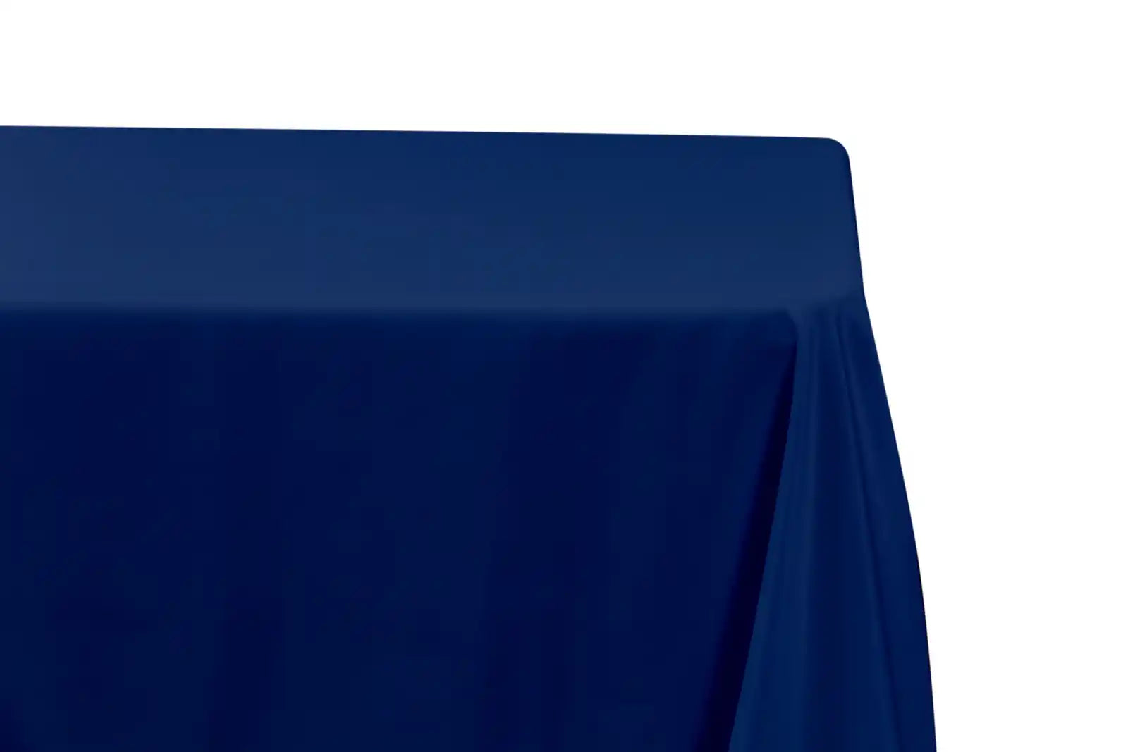 5-Pack Navy Blue Polyester Rectangle Tablecloth 190gsm 90" x 132"