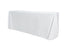 5-Pack White Polyester Rectangle Tablecloth 190gsm 90" x 132"