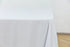 5-Pack White Polyester Rectangle Tablecloth 190gsm 90" x 132"