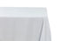 5-Pack White Polyester Rectangle Tablecloth 190gsm 90" x 132"