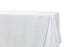 5-Pack White Polyester Rectangle Tablecloth 190gsm 90" x 132"