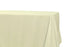 5-Pack Ivory Polyester Rectangle Tablecloth 190gsm 90" x 156"