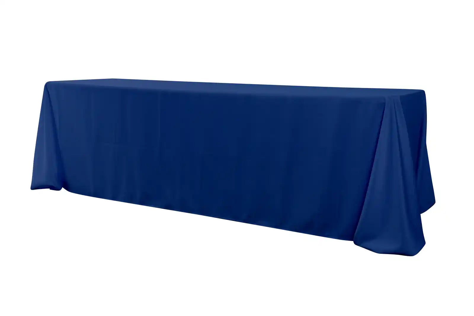 5-Pack Navy Blue Polyester Rectangle Tablecloth 190gsm 90