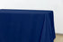 5-Pack Navy Blue Polyester Rectangle Tablecloth 190gsm 90" x 156"